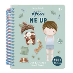 Aankleed- en stickerboek - Forest Friends