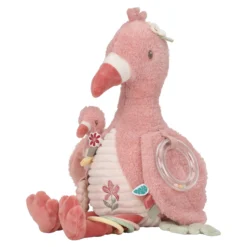 Activiteitenknuffel Flamingo - Roze
