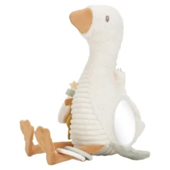 Activiteitenknuffel Gans - Wit - Little Goose