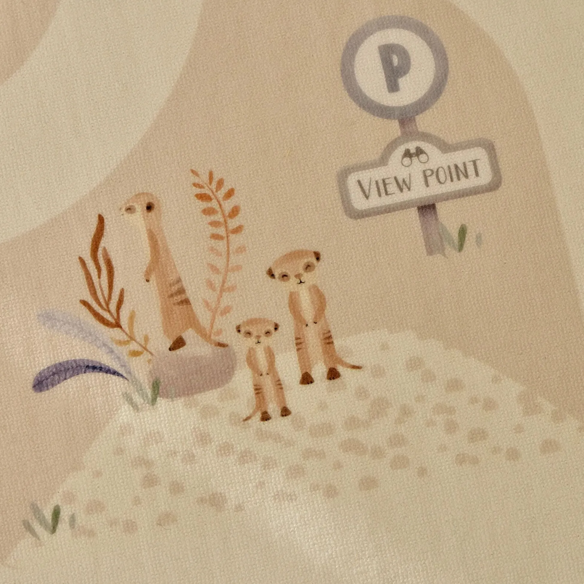 Auto speelkleed Safari - Beige