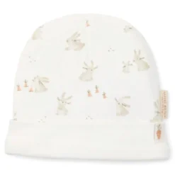 Babymutsje - Wit - Newborn Naturals - Baby Bunny