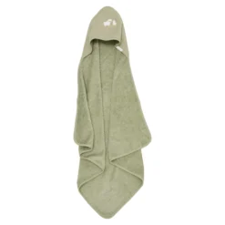 Badcape - Geborduurd - Groen - 75 x 75