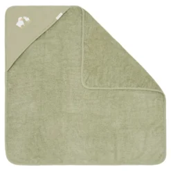 Badcape - Geborduurd - Groen - 75 x 75