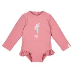 Badpak lange mouw - UPF 40 - Roze