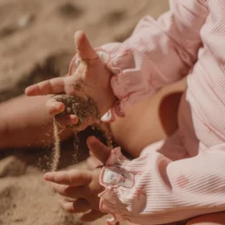 Badpak lange mouw - UPF 40 - Roze - Dreamy Seashells
