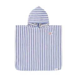 Badponcho - Paars - Dreamy Stripes