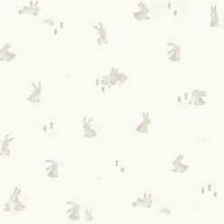 Behangstaal vliesbehang Baby Bunny