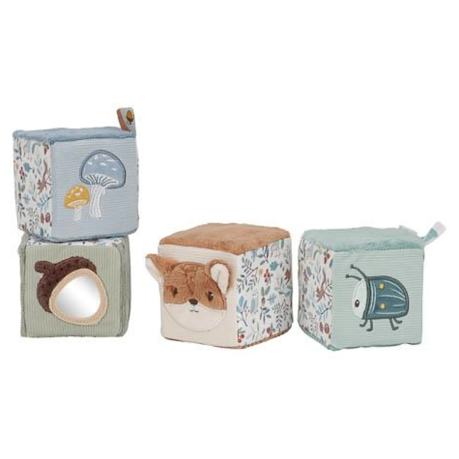 Blokkenset - Blauw - Forest Friends