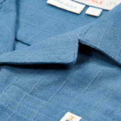Blouse - Korte mouw - Blauw