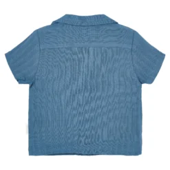Blouse - Korte mouw - Blauw