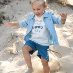 Blouse - Lange Mouw - Blauw
