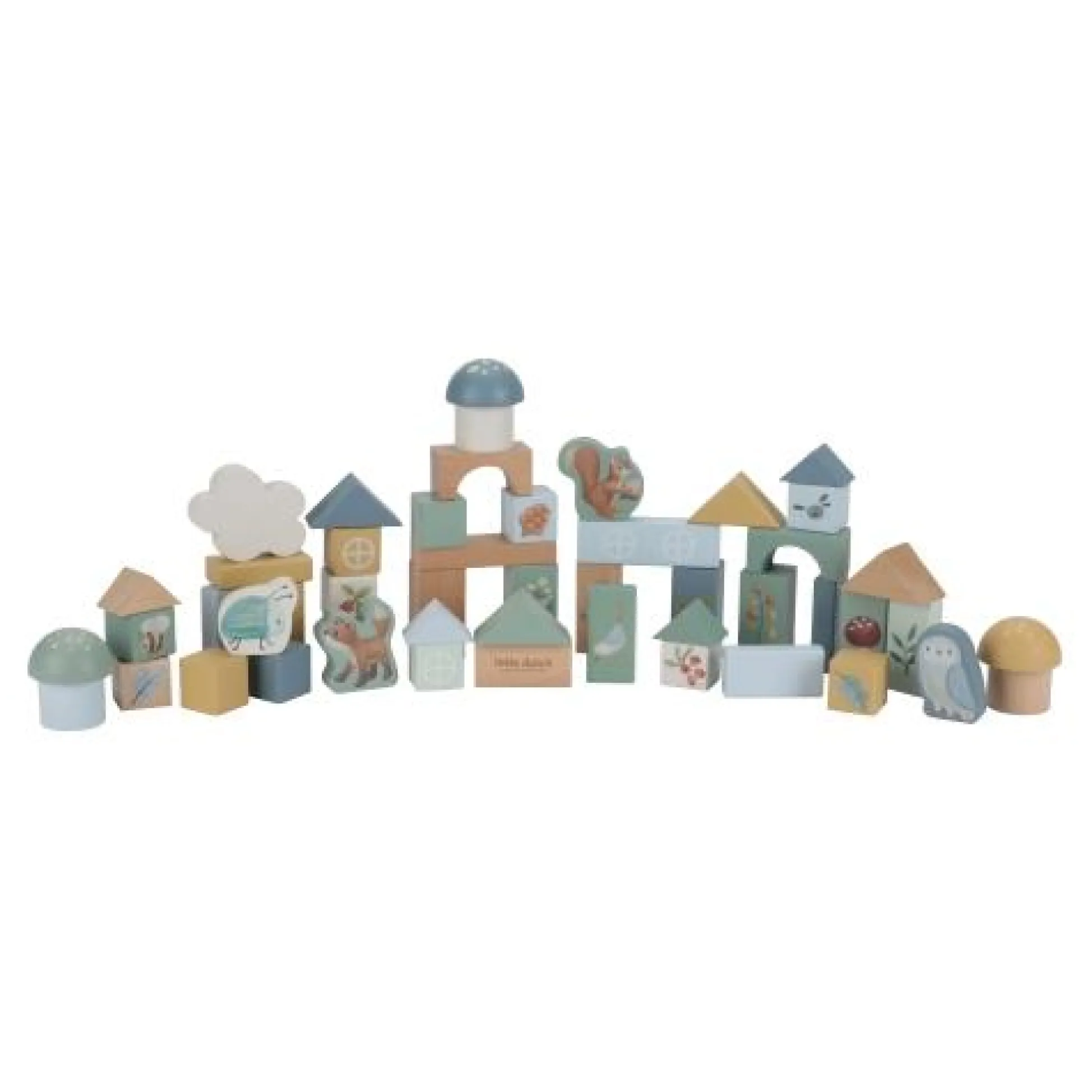 Bouwblokken - Blauw - Forest Friends