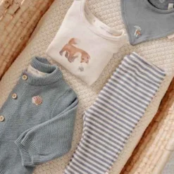 Broek - Blauw - Forest Friends - Stripe