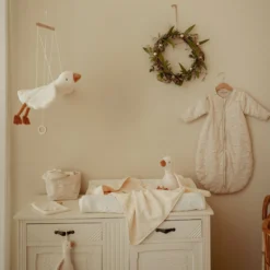 Commodemandje klein - Wit - Newborn Naturals - Little Goose