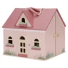 Draagbaar poppenhuis hout