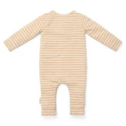 Eendelige pyjama - Zand - Gestreept