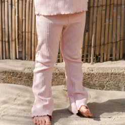 Flared broek - Roze