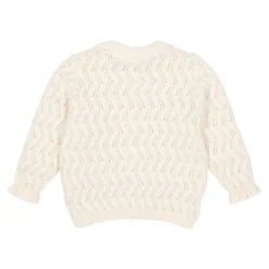 Gebreid vest - Wit