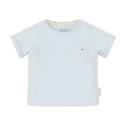 Gestreept shirt korte mouw - Blauw