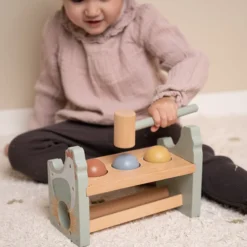 Hamerbankje met ballen Little Farm