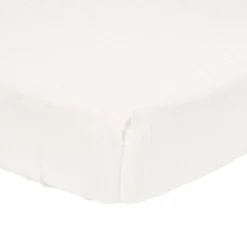 Hoeslaken hydrofiel ledikant Soft White