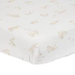 Hoeslaken Ledikant - Wit - Baby Bunny