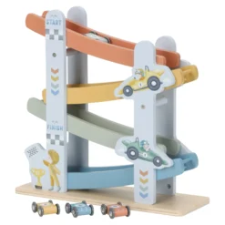 Houten autobaan - Blauw
