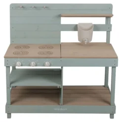 Houten buitenkeuken - Groen
