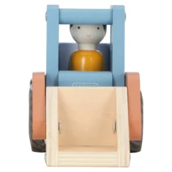 Houten bulldozer – Blauw – Essentials