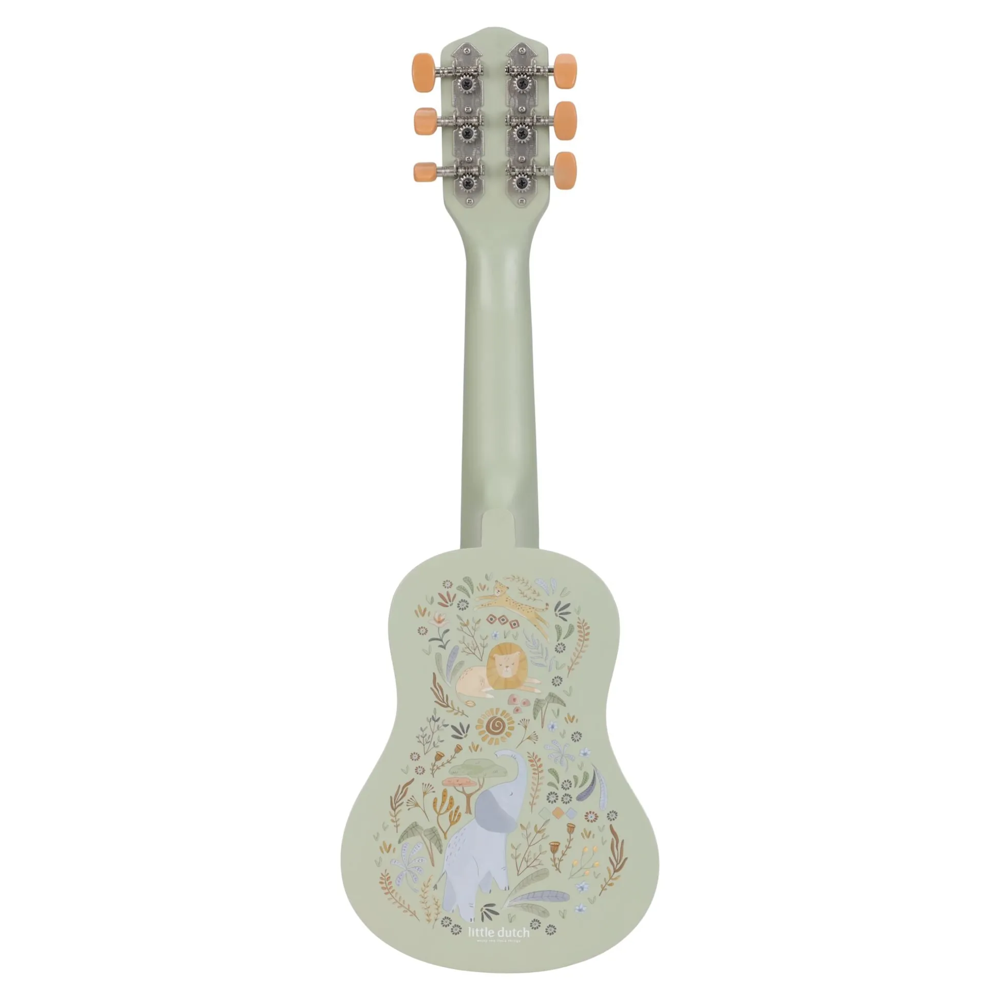 Houten gitaar - Groen - Safari Friends