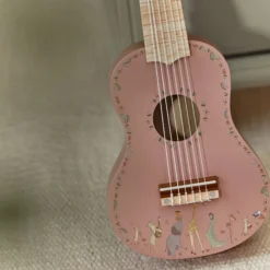 Houten gitaar - Roze - Safari Friends