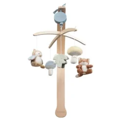 Houten Muziekmobiel - Blauw - Forest Friends