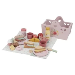 Houten Picknickset - Meerkleurig - Essentials