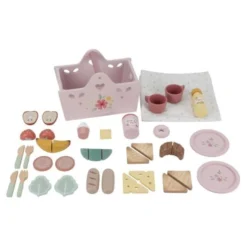 Houten Picknickset - Meerkleurig - Essentials