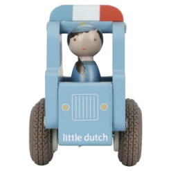 Houten politiewagen – Blauw – Essentials