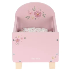 Houten poppenbedje - Roze - Essentials