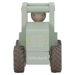 Houten tractor - Groen