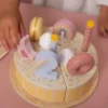 Houten Verjaardagstaartje - Roze - Essentials