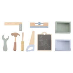 Houten werkbank - Blauw