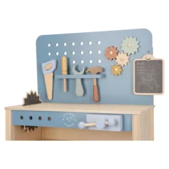 Houten werkbank - Blauw