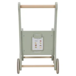 Houten winkelwagen - Groen