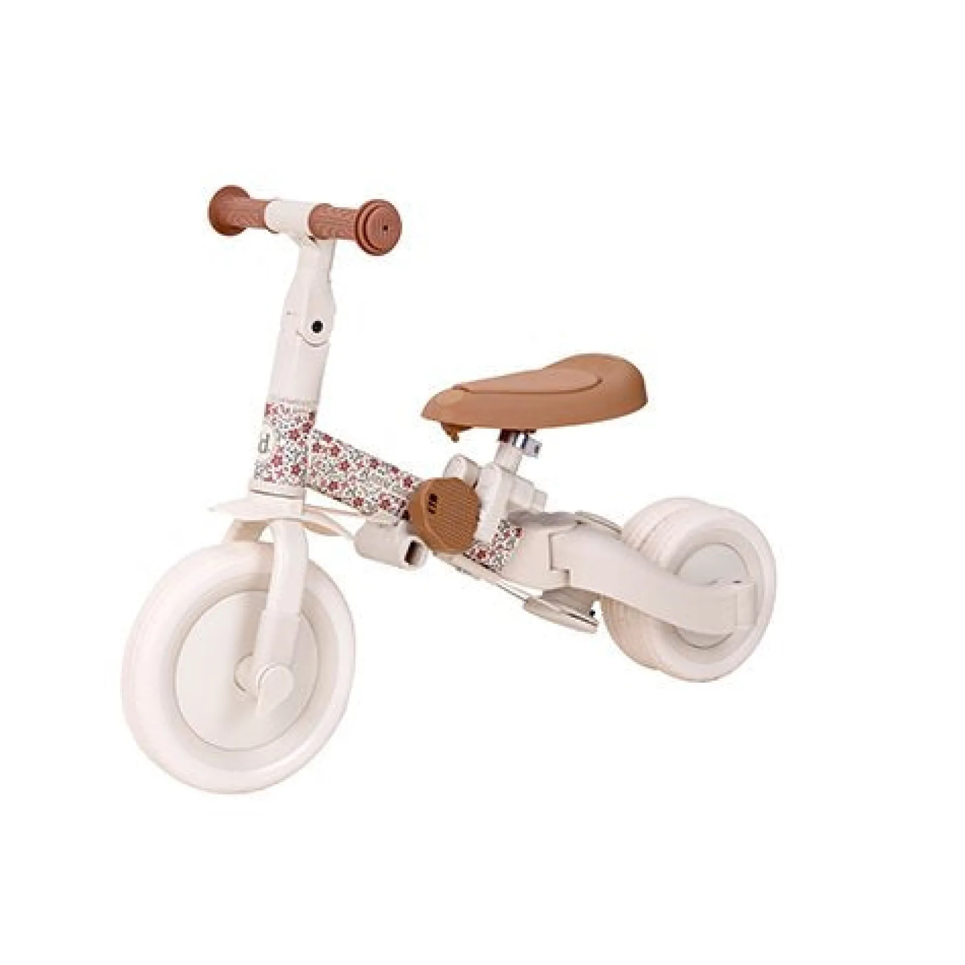4 in 1 Driewieler Off White
