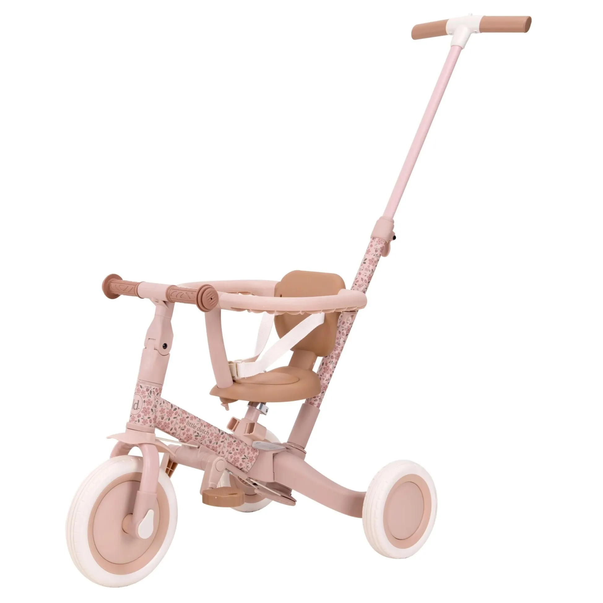 4 in 1 Driewieler Pink