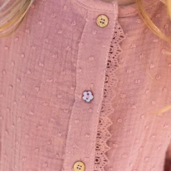 Jurk - Lange Mouw - Roze