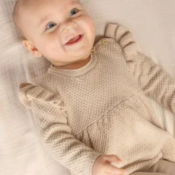 Jurk - Zand - Newborn Naturals