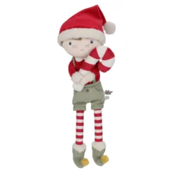 Kerstpop Jim - Rood - Christmas