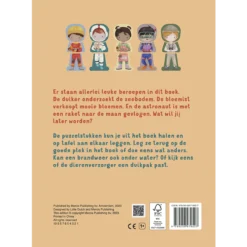 Kinderboek: Mijn puzzelboek - Beroepen - NL