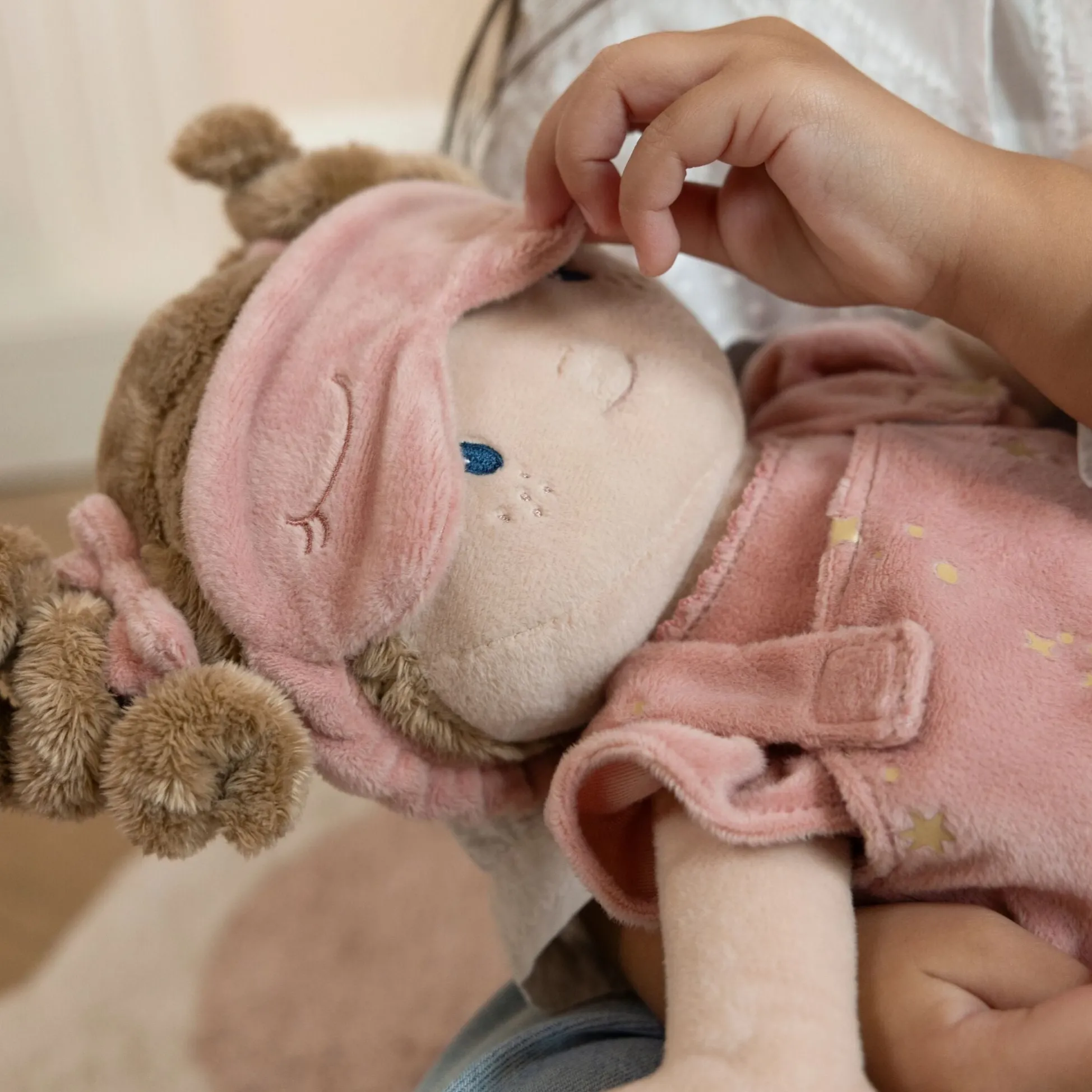 Knuffel babypop Rosa - 40 cm