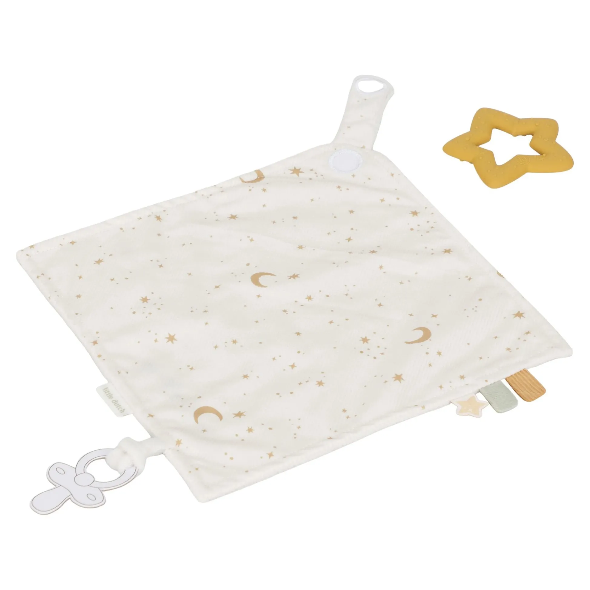 Knuffeldoekje met bijtring - Newborn Naturals