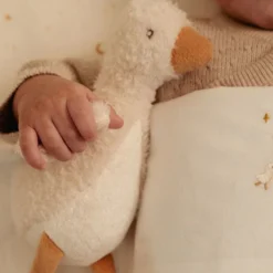 Knuffel Gans 17 cm - Wit - Little Goose